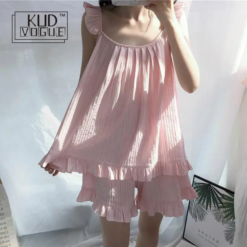 2019 Cute Sweet Solid 3 Colors Vintage Homewear Pajamas Women Girls Pajama Set Elastic Waist Shorts Cotton Lounge Pyjamas 8446
2019 Cute Sweet Solid 3 Colors Vintage Homewear Pajamas Women Girls Pajama Set Elastic Waist Shorts Cotton Lounge Pyjamas 8446