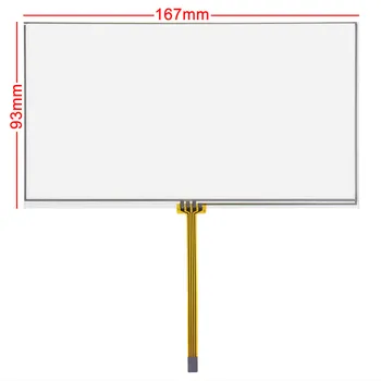 New 6.95 inch 4 Wires for 167*92mm Resistive Touch Screen Panel Digitizer for TM070RDH01 167x93mm Display Size 155*80mm 
New 6.95 inch 4 Wires for 167*92mm Resistive Touch Screen Panel Digitizer for TM070RDH01 167x93mm Display Size 155*80mm