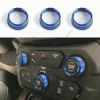Blue/ Red Speaker Stereo & Air Conditioner Adjustment Control Switch Knob Button Ring Trim Cover Frame for Jeep Renegade 2018+
Blue/ Red Speaker Stereo & Air Conditioner Adjustment Control Switch Knob Button Ring Trim Cover Frame for Jeep Renegade 2018+