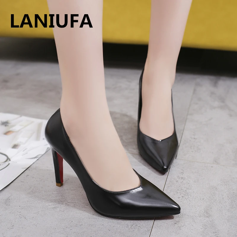 Women High Heels Shoes Women shoes Ladies casual pu Leather Shallow Pointed Toe Thin Heels dress Wedding pumps shoes women #626
Women High Heels Shoes Women shoes Ladies casual pu Leather Shallow Pointed Toe Thin Heels dress Wedding pumps shoes women #626