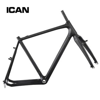 ICAN BIKES Top-rated T700 carbon frame v-brake cyclocross bike frame di2 Compatible BMX bicycle frame AC058
ICAN BIKES Top-rated T700 carbon frame v-brake cyclocross bike frame di2 Compatible BMX bicycle frame AC058
