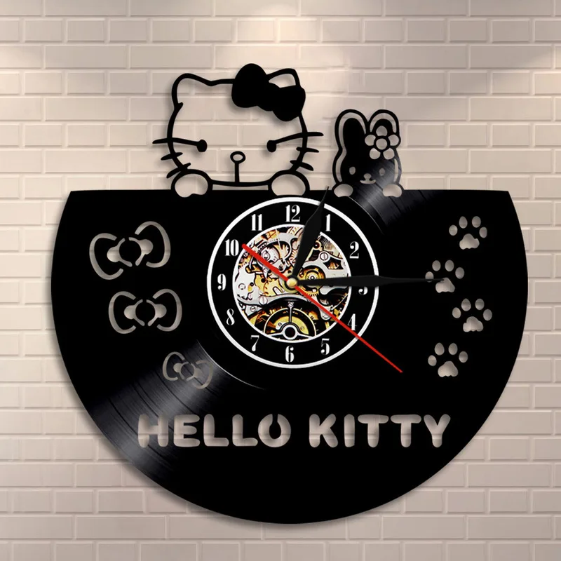 Free shipping 2019 new Record Vinyl retro nostalgia Hello Kitty KT cat Clock Wall Clock
Free shipping 2019 new Record Vinyl retro nostalgia Hello Kitty KT cat Clock Wall Clock