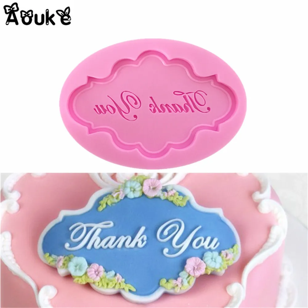 'Thank You' Letters Shape Fondant Silicone Mold Chocolate Molds Biscuits Cookies Mould Kitchen Baking Cake Decoration Tools G030
'Thank You' Letters Shape Fondant Silicone Mold Chocolate Molds Biscuits Cookies Mould Kitchen Baking Cake Decoration Tools G030