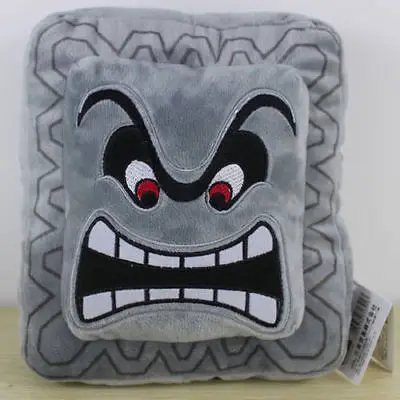 Thwomp Dossun Stuffed Animal Pillow Super Mario Plush Cushion Cuddly Doll Home Textile
Thwomp Dossun Stuffed Animal Pillow Super Mario Plush Cushion Cuddly Doll Home Textile