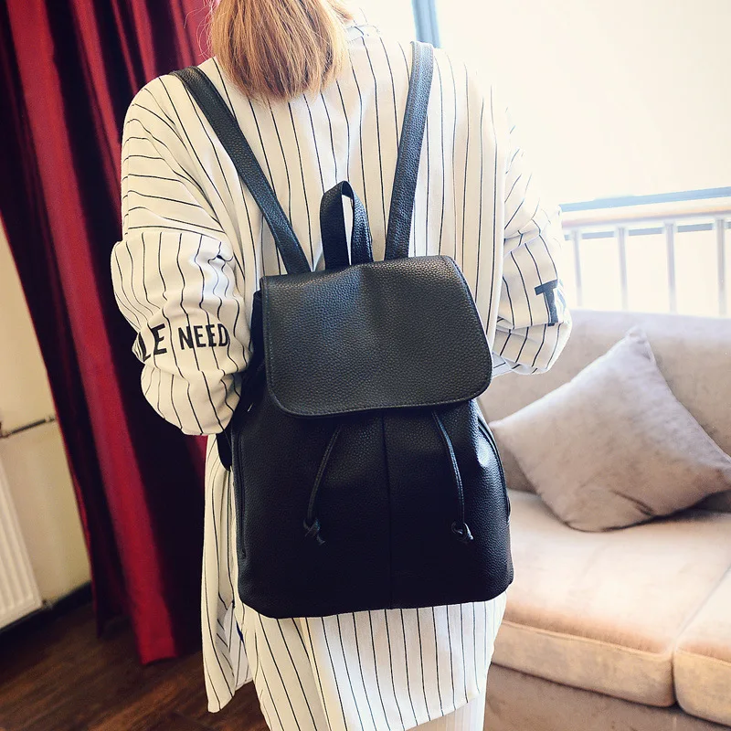 Brand Women's Drawstring Large Big PU Leather Backpack School bags Teenage Girls Backpacks for Women Backpacks
Brand Women's Drawstring Large Big PU Leather Backpack School bags Teenage Girls Backpacks for Women Backpacks