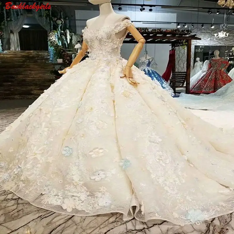 344410 High-end Sleeveless Vintage Sexy New Wedding Dresses Pearls Luxury Fashion Bridal Gowns 2018 Real Photo | Свадьбы и торжества