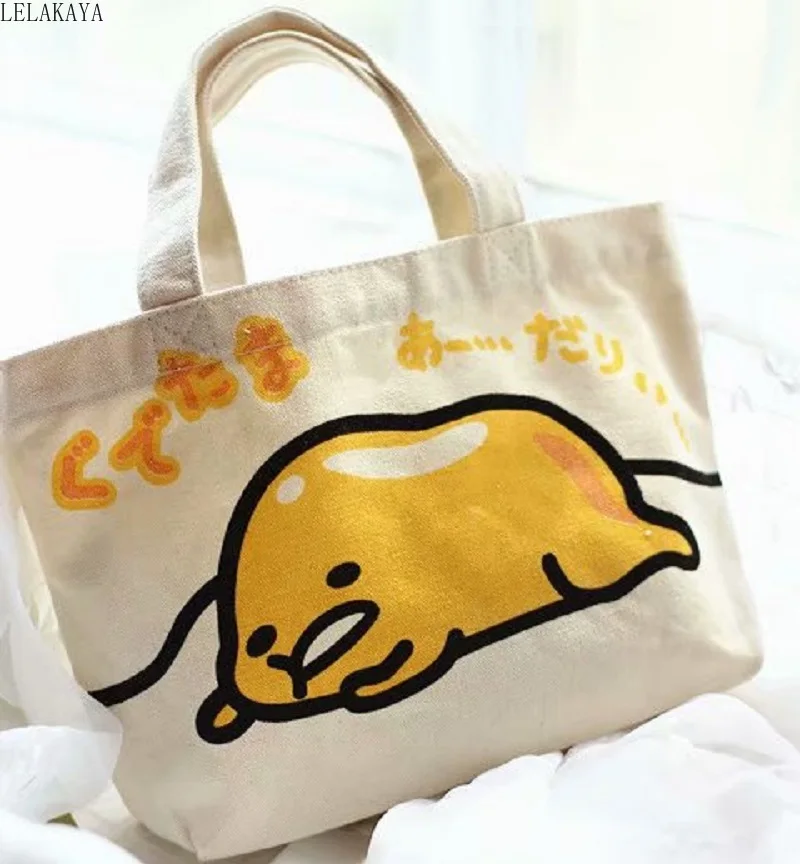 Cartoon Lazy Egg Creative Anime Action Figure Printed Girls Fashion Cartoon Lovely Mini Cotton and Linen Gudetama Shopping Bag
Cartoon Lazy Egg Creative Anime Action Figure Printed Girls Fashion Cartoon Lovely Mini Cotton and Linen Gudetama Shopping Bag