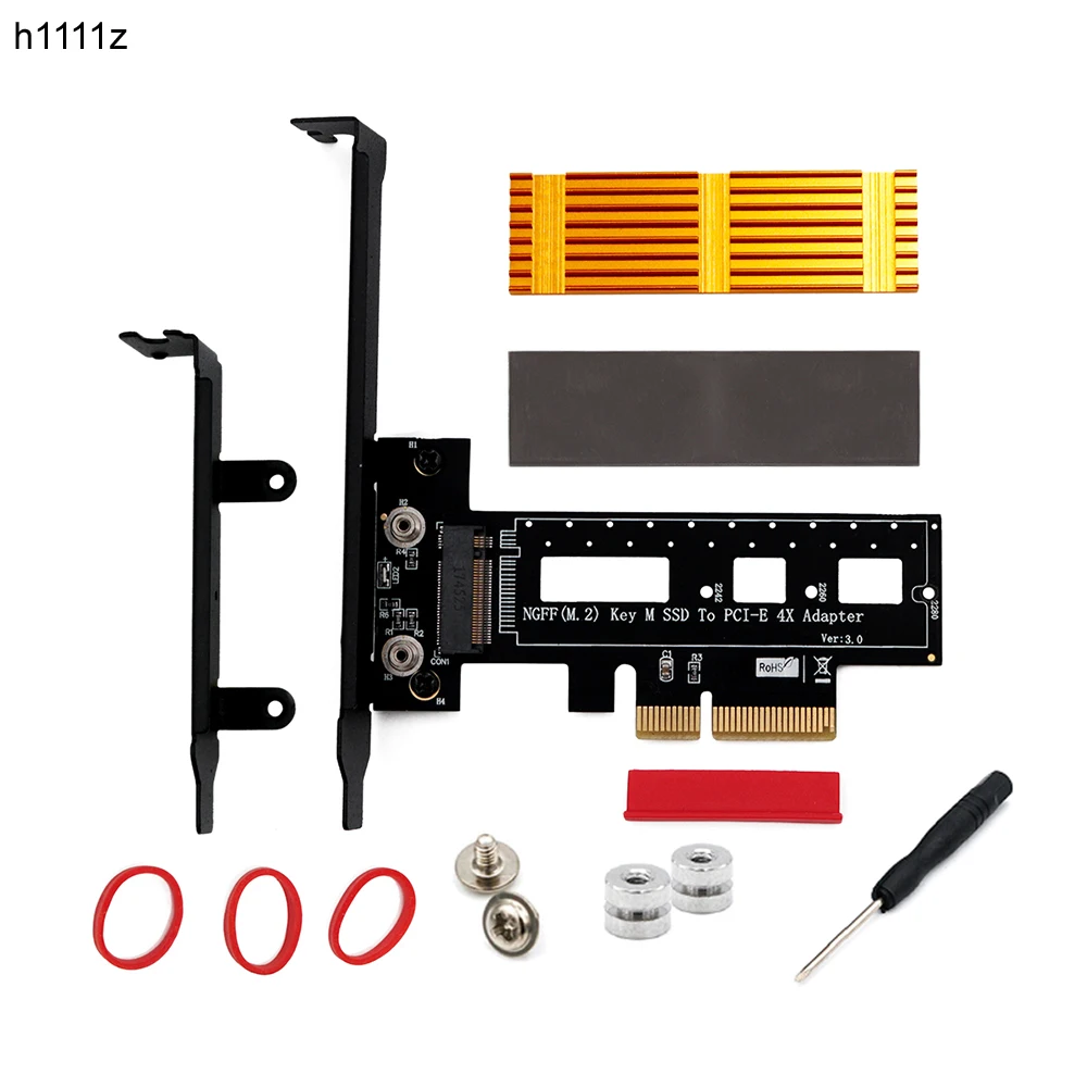 Переходная плата PCI Express 3,0x4 на M.2 NVMe SSD M2 PCIE переходник PCIE на M2 для SSD 2242-2280 M2 + низкопрофильный кронштейн M.2 радиатор
Переходная плата PCI Express 3,0x4 на M.2 NVMe SSD M2 PCIE переходник PCIE на M2 для SSD 2242-2280 M2 + низкопрофильный кронштейн M.2 радиатор