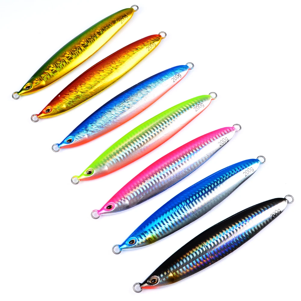 Free Shipping 1pcs Metal Hard Jig Artificial Bait 200g Slow Jig Fishing Jigging Lure
Free Shipping 1pcs Metal Hard Jig Artificial Bait 200g Slow Jig Fishing Jigging Lure
