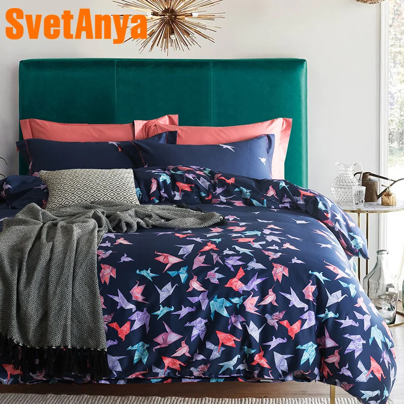 Svetanya Egyptian Cotton Paper Crane Bedding Sets Bedsheet Pillowcases Duvet cover set Twin Queen King Double Size
Svetanya Egyptian Cotton Paper Crane Bedding Sets Bedsheet Pillowcases Duvet cover set Twin Queen King Double Size