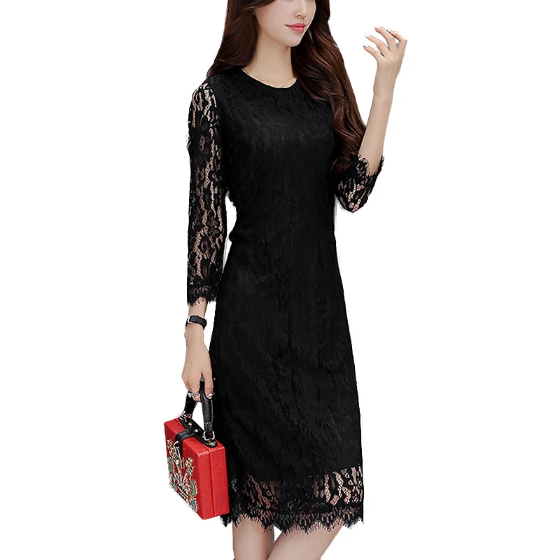 2019 white Lace dress Women summer spring o-neck long Pencil dresses female plus size Hollow Out black red slim sexy dress robo
2019 white Lace dress Women summer spring o-neck long Pencil dresses female plus size Hollow Out black red slim sexy dress robo