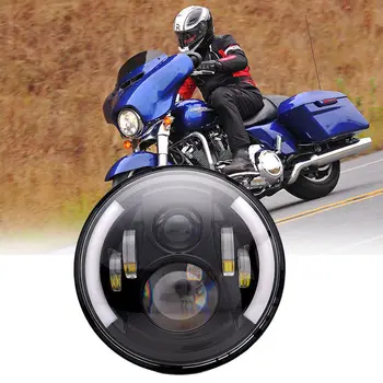 7" Inch Round LED H4 Moto Headlight White DRL Yellow Turn Signal For Dyna Street Glide Touring Road King FLHR FLHRXS
7" Inch Round LED H4 Moto Headlight White DRL Yellow Turn Signal For Dyna Street Glide Touring Road King FLHR FLHRXS