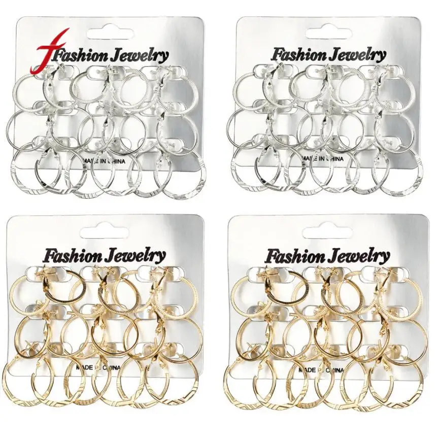 Fashion Earrings Ear Ring Set Combination Of 9 Sets Of circle Earrings new arrival #0627 Home Decor dropshiping
Fashion Earrings Ear Ring Set Combination Of 9 Sets Of circle Earrings new arrival #0627 Home Decor dropshiping