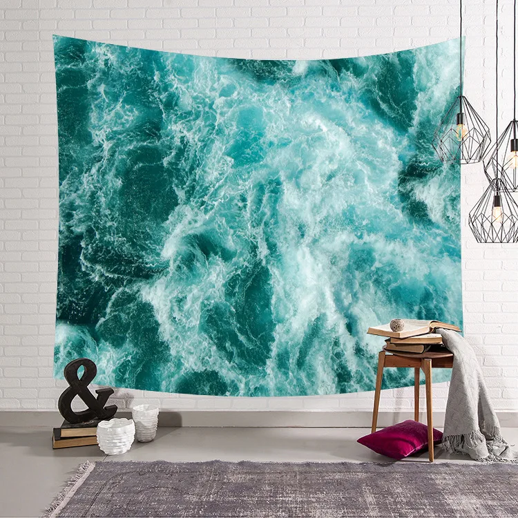 New Beach Waves Tapestries Colorful Psychedelic Indian Tapestry Wall Hanging Printed Decoration Beach shawl sunscreen
New Beach Waves Tapestries Colorful Psychedelic Indian Tapestry Wall Hanging Printed Decoration Beach shawl sunscreen