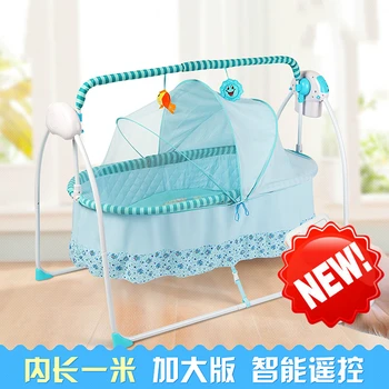 100cm Lenght Multifunctional Portable Baby Bed Electric Cradle Newborn Sleeping Basket Shaker with Power Adapter Mosquito Net
100cm Lenght Multifunctional Portable Baby Bed Electric Cradle Newborn Sleeping Basket Shaker with Power Adapter Mosquito Net