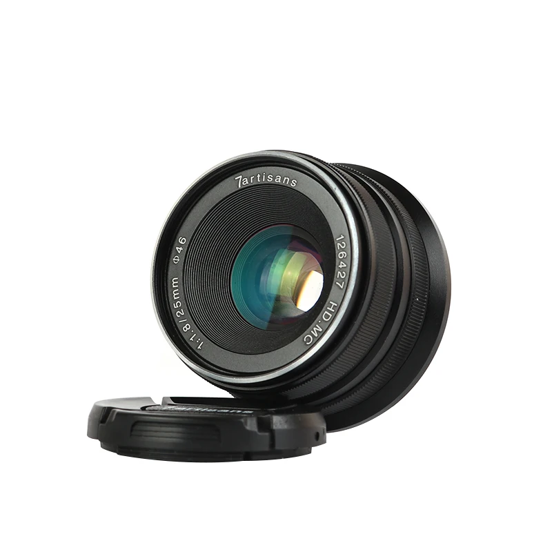 Ручная Фокусирующая линза 7artisans 25 мм F/1 8 HD MC для камер Olympus Panasonic M4/3 GX7 GX8 GH5 GH4 GH3 с