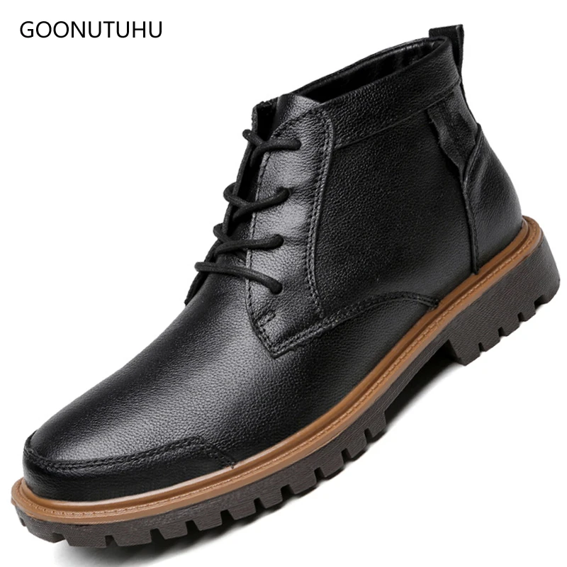 2019 autumn men's boots military genuine leather cow casual shoes man boot work & snow plus size shoe black ankle boots for men
2019 autumn men's boots military genuine leather cow casual shoes man boot work & snow plus size shoe black ankle boots for men