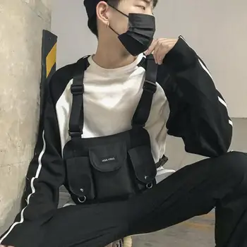 Fashion Vest Nylon Chest Rig Bag Hip Hop Functional Streetwear Tactical Harness Chest Rig Kanye West Waist Pack Chest Bag 4Color
Fashion Vest Nylon Chest Rig Bag Hip Hop Functional Streetwear Tactical Harness Chest Rig Kanye West Waist Pack Chest Bag 4Color
