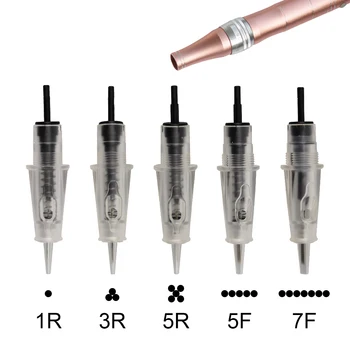50pcs Disposable Sterile 10mm Screw Tattoo Needle Cartridge with RL/F Tattoo Needle Tips for PMU Machine eyebrow/lips/eyeliner
50pcs Disposable Sterile 10mm Screw Tattoo Needle Cartridge with RL/F Tattoo Needle Tips for PMU Machine eyebrow/lips/eyeliner