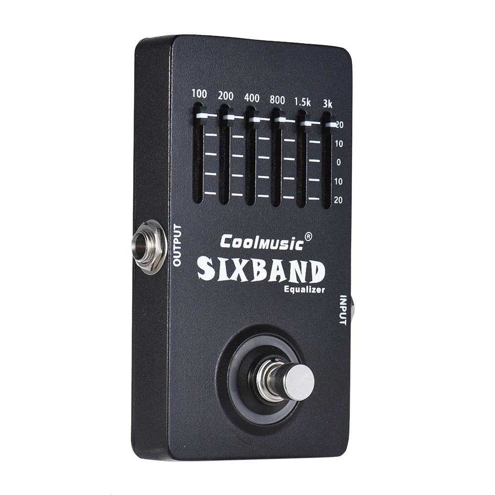 New Arrival Coolmusic Electric Guitar Equalizer Effect Pedal 6-Band EQ Full Metal Shell True Bypass
New Arrival Coolmusic Electric Guitar Equalizer Effect Pedal 6-Band EQ Full Metal Shell True Bypass
