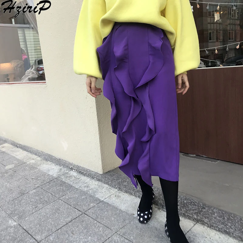 Hzirip Korean New Skirt Solid Women Spring Summer High Waist Long Mid-Calf Fashion High Quality Cotton Skirts Women Jupe Faldas
Hzirip Korean New Skirt Solid Women Spring Summer High Waist Long Mid-Calf Fashion High Quality Cotton Skirts Women Jupe Faldas