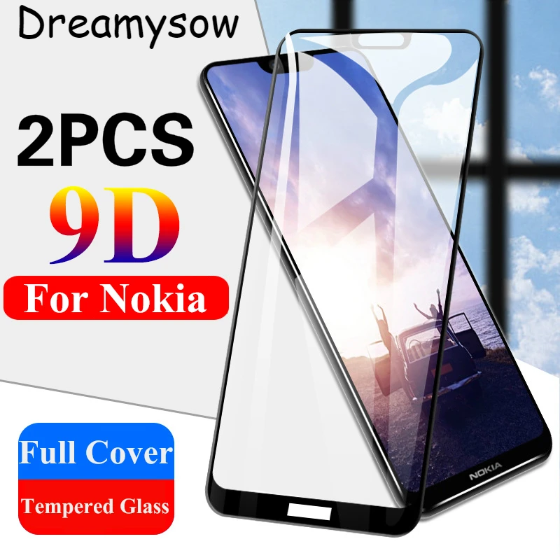 2PCS 9D Full Cover Screen Protector Protective Glass for Nokia 3.1 6.1 7.1 Plus X3 X6 X7 2.2 4.2 3.2 6.1 7 3 6 8 Tempered Glass
2PCS 9D Full Cover Screen Protector Protective Glass for Nokia 3.1 6.1 7.1 Plus X3 X6 X7 2.2 4.2 3.2 6.1 7 3 6 8 Tempered Glass