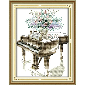 Everlasting Love Grand Piano Ecological Cotton Chinese Cross Stitch 14CT Stamped Printed DIY Christmas Decorations For Home Gift
Everlasting Love Grand Piano Ecological Cotton Chinese Cross Stitch 14CT Stamped Printed DIY Christmas Decorations For Home Gift