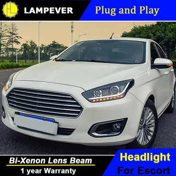 Lampever Head Lamp for Ford Escort 2015 Headlights LED Headlight DRL Lens Double Beam Bi-Xenon HID car Accessories
Lampever Head Lamp for Ford Escort 2015 Headlights LED Headlight DRL Lens Double Beam Bi-Xenon HID car Accessories
