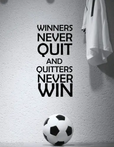 sport motivational football boys room wall quote vinyl art sticker cool graphic free shippingchina - Football Quotes