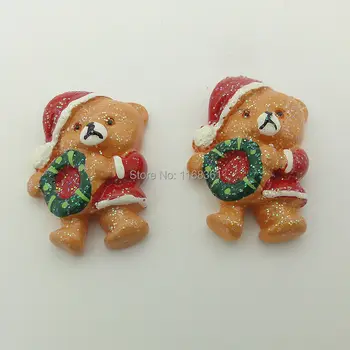 5pcs/lot resin flat back black glitter Christmas bear 27mm Scrapbook Embellishment DIY Phone Decoration C112-8
5pcs/lot resin flat back black glitter Christmas bear 27mm Scrapbook Embellishment DIY Phone Decoration C112-8