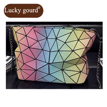 OURCIAO Hot Rainbow Geometry Female Bag Fashion Women Single Shoulder Bag Cross Bag Joker Luminous Gradien ChainBag D770
OURCIAO Hot Rainbow Geometry Female Bag Fashion Women Single Shoulder Bag Cross Bag Joker Luminous Gradien ChainBag D770