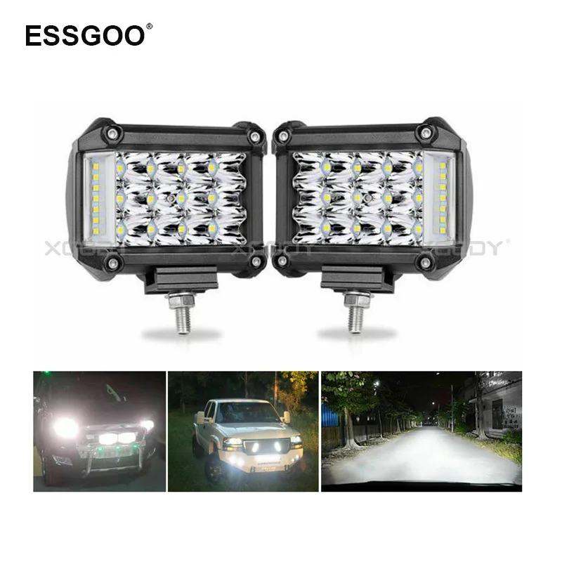 Essgoo 4'' Led Bar Work Lights 228W 12v Combo Beam Light Bar For Suv Offroad Car Boat Truck off road Motor Driving Car Accessory
Essgoo 4'' Led Bar Work Lights 228W 12v Combo Beam Light Bar For Suv Offroad Car Boat Truck off road Motor Driving Car Accessory