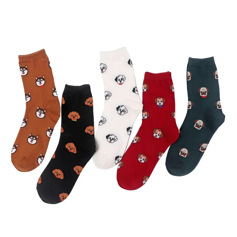 Cute Lovely Women Pet Puppy Cartoon Socks Funny Female Girls Poodle Beagle Bulldog Pug Husky Spot Dog Cotton Sock For Gift
Cute Lovely Women Pet Puppy Cartoon Socks Funny Female Girls Poodle Beagle Bulldog Pug Husky Spot Dog Cotton Sock For Gift