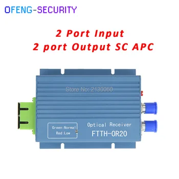 CATV FTTH AGC Fiber Optical Receiver SC/APC 2port input 2port output 45 ~ 862Mhz With AGS Aluminum Case
CATV FTTH AGC Fiber Optical Receiver SC/APC 2port input 2port output 45 ~ 862Mhz With AGS Aluminum Case