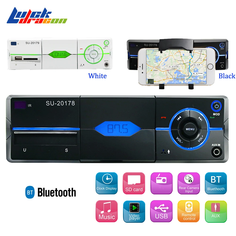 Car Radio 1 Din MP3 Player Stereo AutoRadio Multimedia Player Bluetooth FM Remote Control Handsfree Calls USB SD cardIn-Dash
Car Radio 1 Din MP3 Player Stereo AutoRadio Multimedia Player Bluetooth FM Remote Control Handsfree Calls USB SD cardIn-Dash