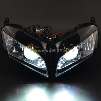 Custom HID Projector Conversion Assembled Headlight White Angel Eyes Red Demon Eyes Fit For CBR600RR CBR600 RR 2007-2012
Custom HID Projector Conversion Assembled Headlight White Angel Eyes Red Demon Eyes Fit For CBR600RR CBR600 RR 2007-2012