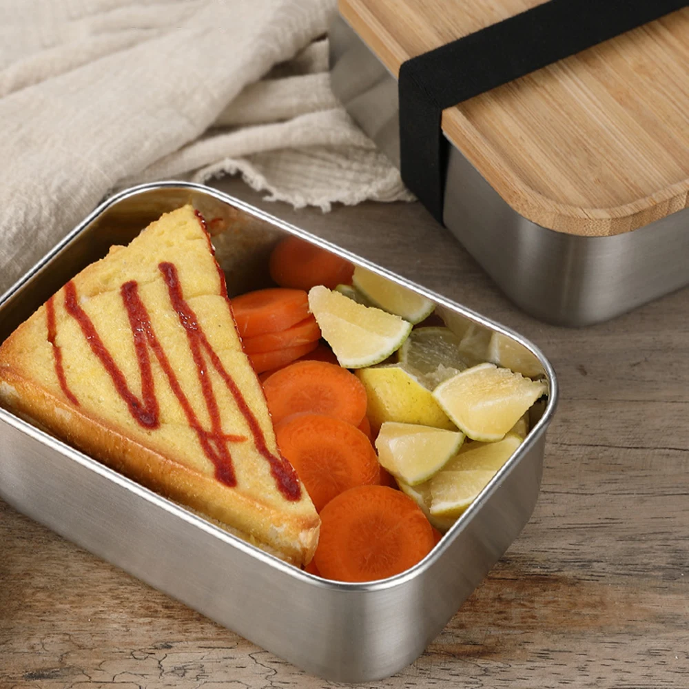 2019 Portable Stainless Steel Eco-friendly Picnic Office School Food Container With Wooden Lid School Bento Large Capacity Box
2019 Portable Stainless Steel Eco-friendly Picnic Office School Food Container With Wooden Lid School Bento Large Capacity Box