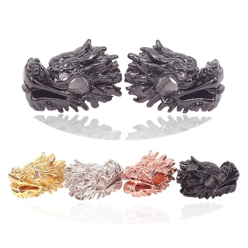 Medely Jewelry Copper Spacer Beads Dragon Head Beads For Men Bracelets DIY Buddhism Jewelry Making Accessories Beads 7 Colors
Medely Jewelry Copper Spacer Beads Dragon Head Beads For Men Bracelets DIY Buddhism Jewelry Making Accessories Beads 7 Colors