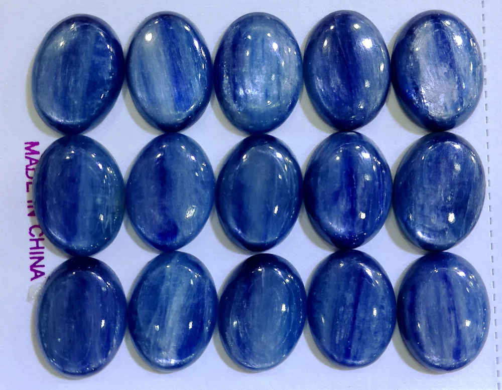 Wholesale A Quality Natural Kyanite Bead Cabochon 15x20mm Oval Gem Stone Cabochon Bead Ring Face CAB For Jewelry Maing 10pcs/lot
Wholesale A Quality Natural Kyanite Bead Cabochon 15x20mm Oval Gem Stone Cabochon Bead Ring Face CAB For Jewelry Maing 10pcs/lot