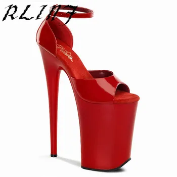 RLINF Super High Heels 20cm High Water Package with Patent Leather Sandals Red Bride Wedding Shoes Fish Mouth Model Fine Shoes
RLINF Super High Heels 20cm High Water Package with Patent Leather Sandals Red Bride Wedding Shoes Fish Mouth Model Fine Shoes