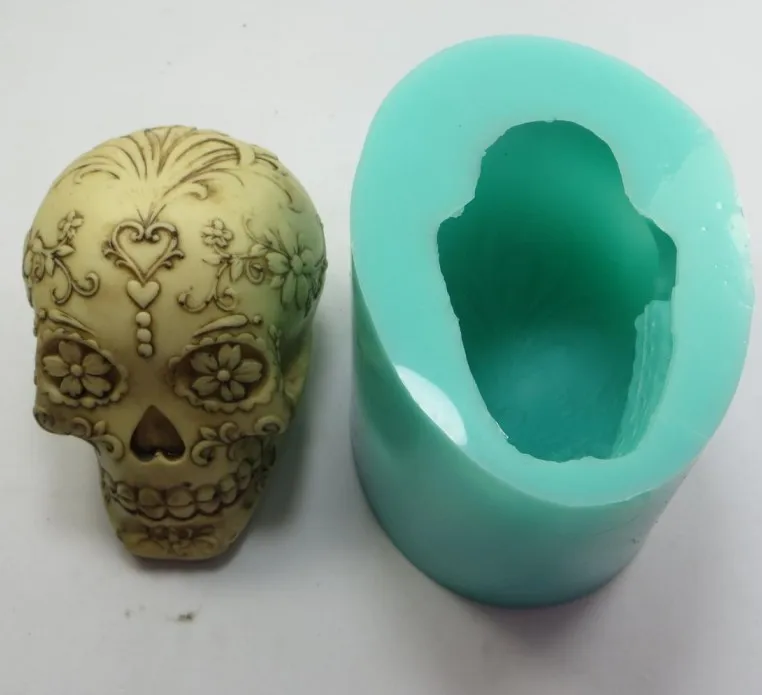 QT0001 Silicone Mold with a Heart and Flowers Eyes Skull Silicone Soap Mould 3d Handmade Candle Mold Food Grade Silicone mould
QT0001 Silicone Mold with a Heart and Flowers Eyes Skull Silicone Soap Mould 3d Handmade Candle Mold Food Grade Silicone mould