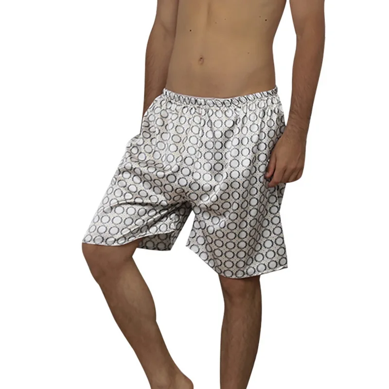 2019 New Mens Loose Satin Silk Printed Pajama Shorts Summer Printing Sleeping Shorts Soft Boxers Nightwear Underpants Homewear
2019 New Mens Loose Satin Silk Printed Pajama Shorts Summer Printing Sleeping Shorts Soft Boxers Nightwear Underpants Homewear
