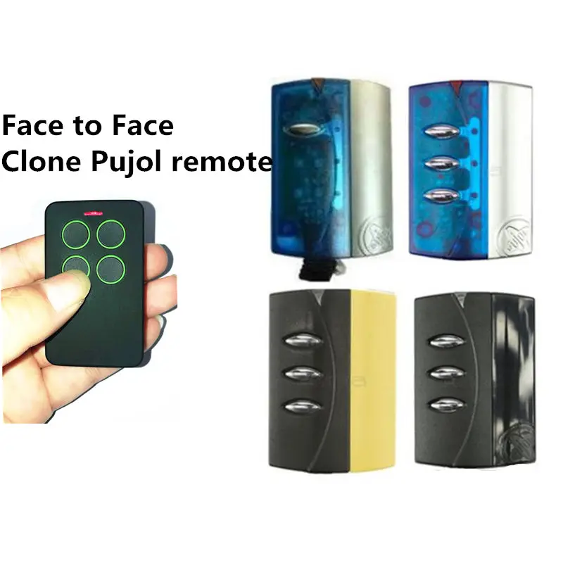 Face to face Copy PUJOL Remote control Rolling Code PUJOL Remote control, Command Remote control Garage Door Key Chain 433 mhz
Face to face Copy PUJOL Remote control Rolling Code PUJOL Remote control, Command Remote control Garage Door Key Chain 433 mhz