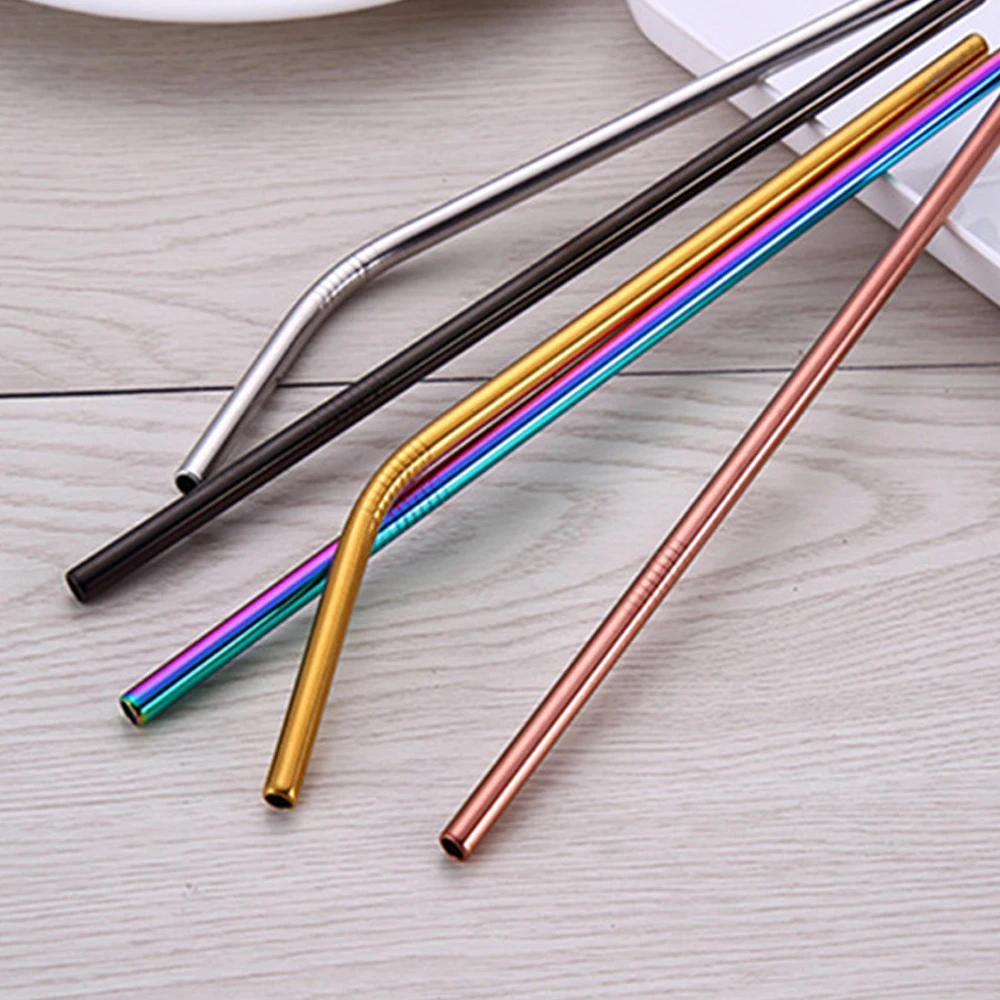 Hoomall 3/4/5pcs Metal Straws 304 Stainless Steel Straw Reusable Drinking Straws Set With Cleaner Brush Bar Party Accessory
Hoomall 3/4/5pcs Metal Straws 304 Stainless Steel Straw Reusable Drinking Straws Set With Cleaner Brush Bar Party Accessory
