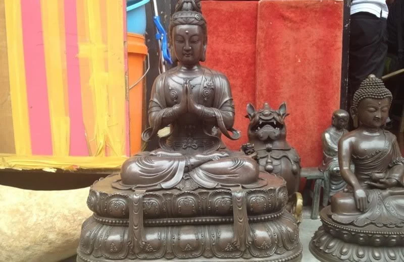 Tibet Copper Pure Bronze Goddess Bodhisattva Guan Yin Kwan-Yin Buddha Art Statue
Tibet Copper Pure Bronze Goddess Bodhisattva Guan Yin Kwan-Yin Buddha Art Statue