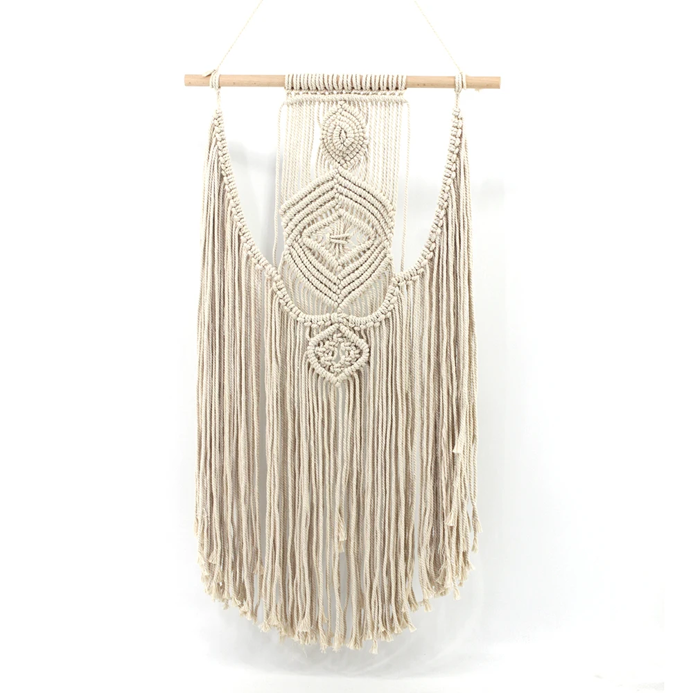 Macrame Woven Wall Hanging Tapestry Handmade Knitting Banner Tapisserie Crafts Home Dorm Bohemian Decoration Textiles
Macrame Woven Wall Hanging Tapestry Handmade Knitting Banner Tapisserie Crafts Home Dorm Bohemian Decoration Textiles