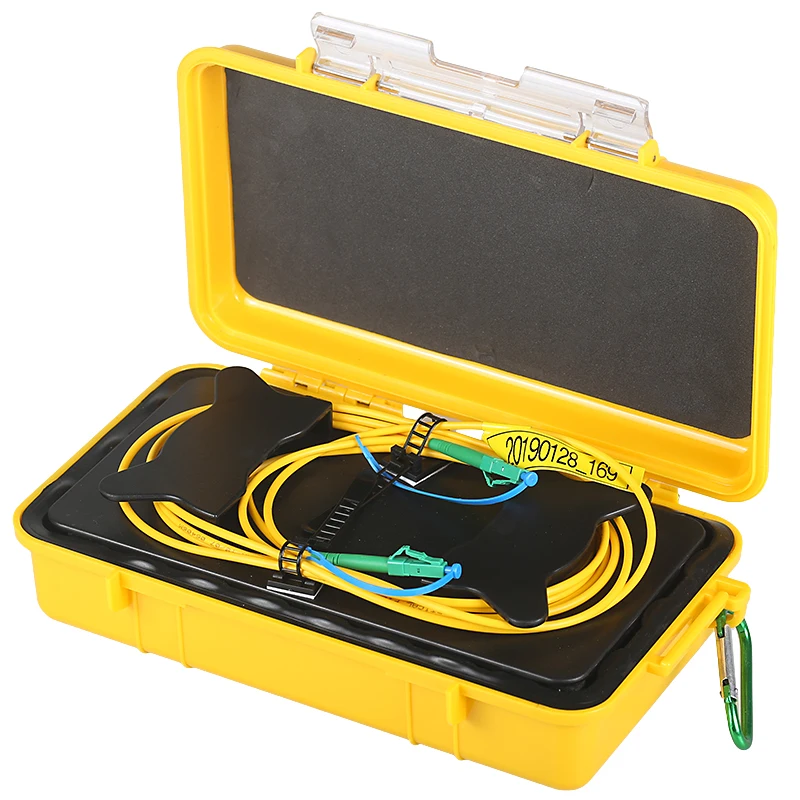 Free shipping LC/APC-LC/APC OTDR Dead Zone Eliminator,Fiber Rings ,Fiber Optic OTDR Launch Cable Box 1km SM 1310/1550nm
Free shipping LC/APC-LC/APC OTDR Dead Zone Eliminator,Fiber Rings ,Fiber Optic OTDR Launch Cable Box 1km SM 1310/1550nm