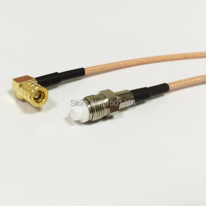New SMB Female Jack Right Angle Switch FME Female pigtail cable RG316 Wholesale Fast Ship 15CM 6"Adapter
New SMB Female Jack Right Angle Switch FME Female pigtail cable RG316 Wholesale Fast Ship 15CM 6"Adapter