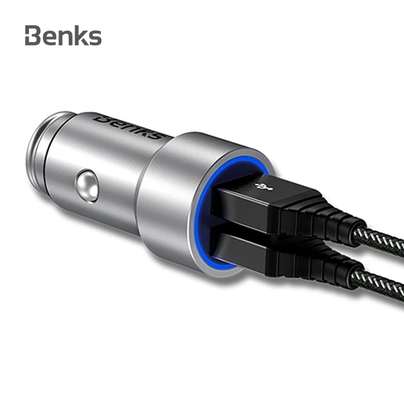 Benks C26 Car Charger Dual USB 3.4A Charging Mobile Phone Adapter Fast Charge Car Charger For iPhone X XS 8 7 Xiaomi Samsung LG
Benks C26 Car Charger Dual USB 3.4A Charging Mobile Phone Adapter Fast Charge Car Charger For iPhone X XS 8 7 Xiaomi Samsung LG