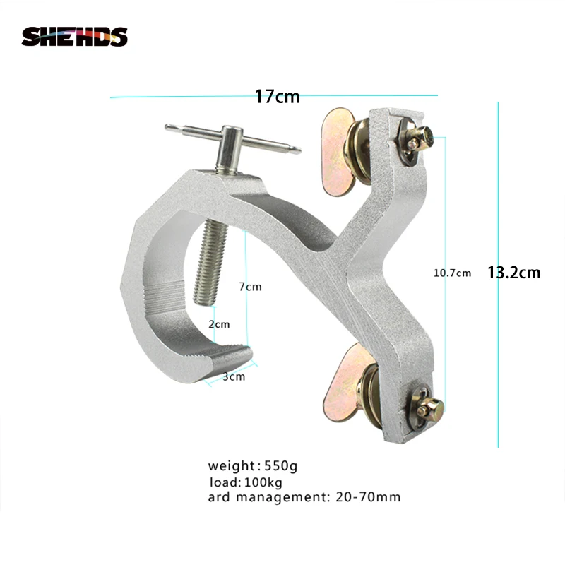 SHEHDS Aluminum Quick Clamp 30mm-a LED Par hooks professional stage equipment led stage lights truss dj club light hanging hook
SHEHDS Aluminum Quick Clamp 30mm-a LED Par hooks professional stage equipment led stage lights truss dj club light hanging hook